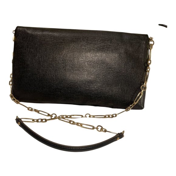 COACH MADISON CLUTCH IN TEXTURED LEATHER LI BLACK F25240 - Picture 2 of 16